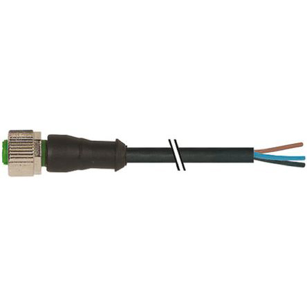 Murrelektronik Limited Female 4 way M12 to Free End Sensor Actuator Cable, 15 m