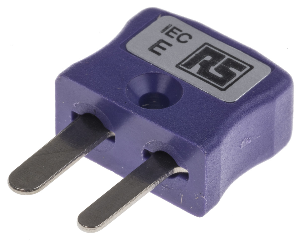 RS PRO Miniature Thermocouple Connector for Use with Type E Thermocouple, 4mm Probe, IEC, RoHS Compliant Standard