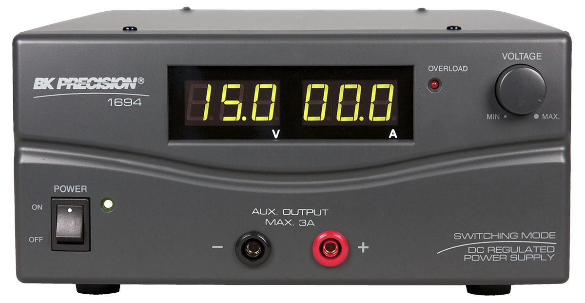 BK Precision 1694 Series Digital Bench Power Supply, 1 → 30V, 30A, 1-Output, 900 (Maximum)W - UKAS Calibrated