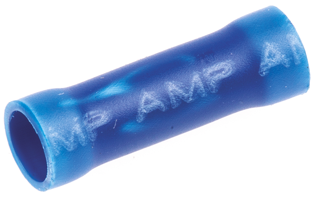 TE Connectivity, PLASTI-GRIP Parallel Splice Connector, Blue, Insulated, Tin 16 → 14 AWG