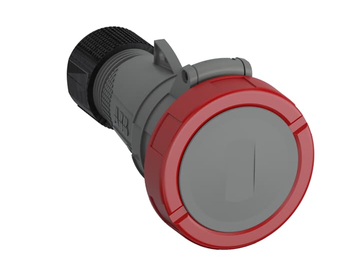 Amphenol Industrial, 2CMA1 IP67 Red 2P+E Industrial Power Socket, Rated At 16A, 415 V