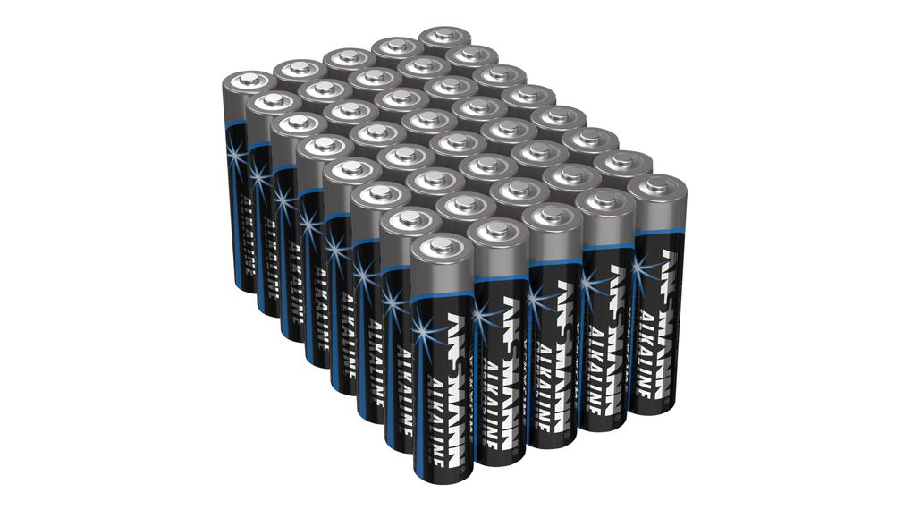 Ansmann Alkaline AAA Batteries 1.5V