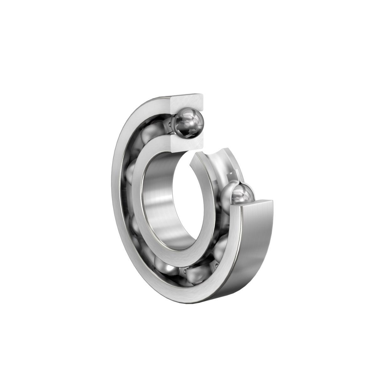 FAG 608-HLN 1 Row Ball Bearing - 8 mm ID, 22 mm OD