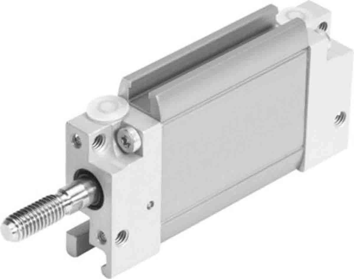 Festo Pneumatic Compact Cylinder - 161224 12 mm Bore, 10 mm DZF Series, Double Acting Acting