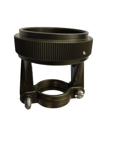 Amphenol Limited, M85049Size 25 Right Angle Circular Connector Backshell With Strain Relief, For Use With MIL-DTL-38999