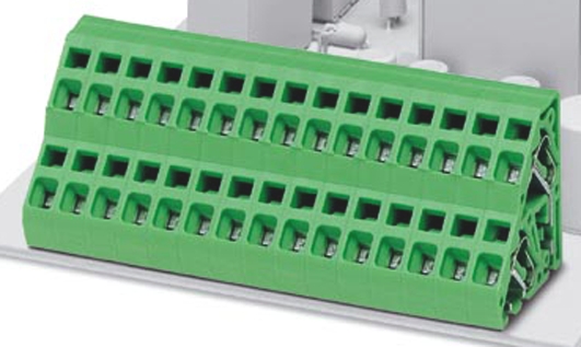 Phoenix Contact ZFKKDS 2.5-5.08 Series PCB Terminal Block, 1-Contact, 5.08mm Pitch, Through Hole Mount, 2-Row, Spring