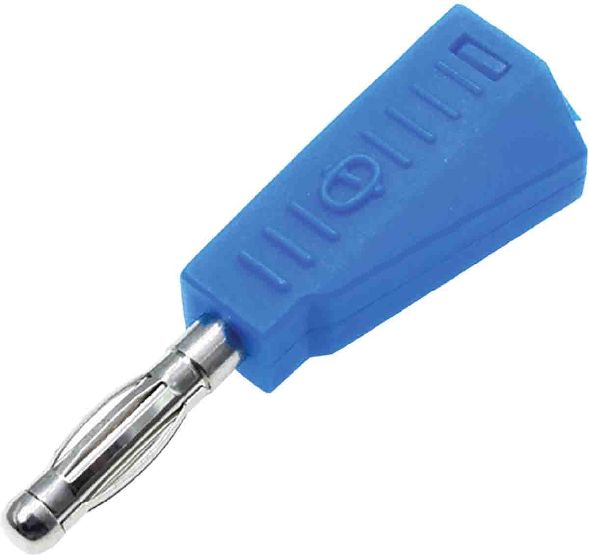 RS PRO Blue Male Banana Plug, 4 mm Connector, Solder Termination, 19A, 30V, Nickel Plating