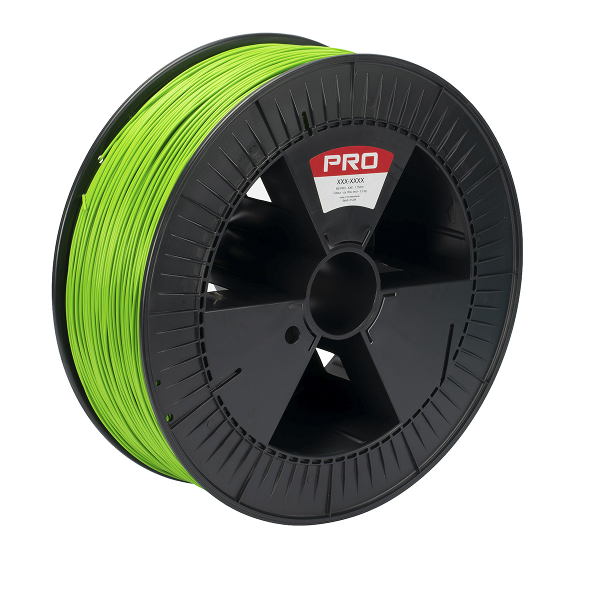 RS PRO 1.75mm Green PLA 3D Printer Filament, 2.3kg