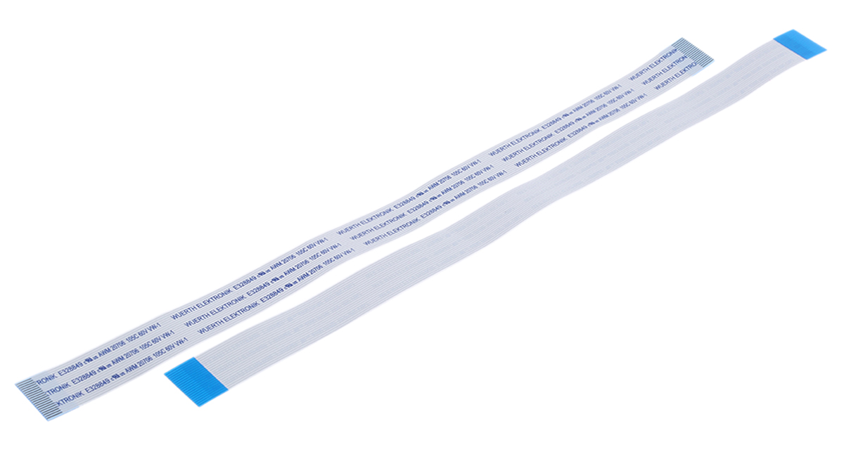 Wurth Elektronik 6876 Series FFC Ribbon Cable, 20-Way, 0.5mm Pitch, 200mm Length