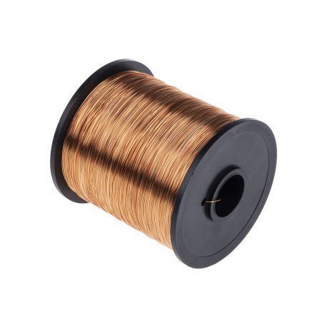 RS PRO 0.62mm Enamelled Copper Wire, 23 AWG 200m Reel