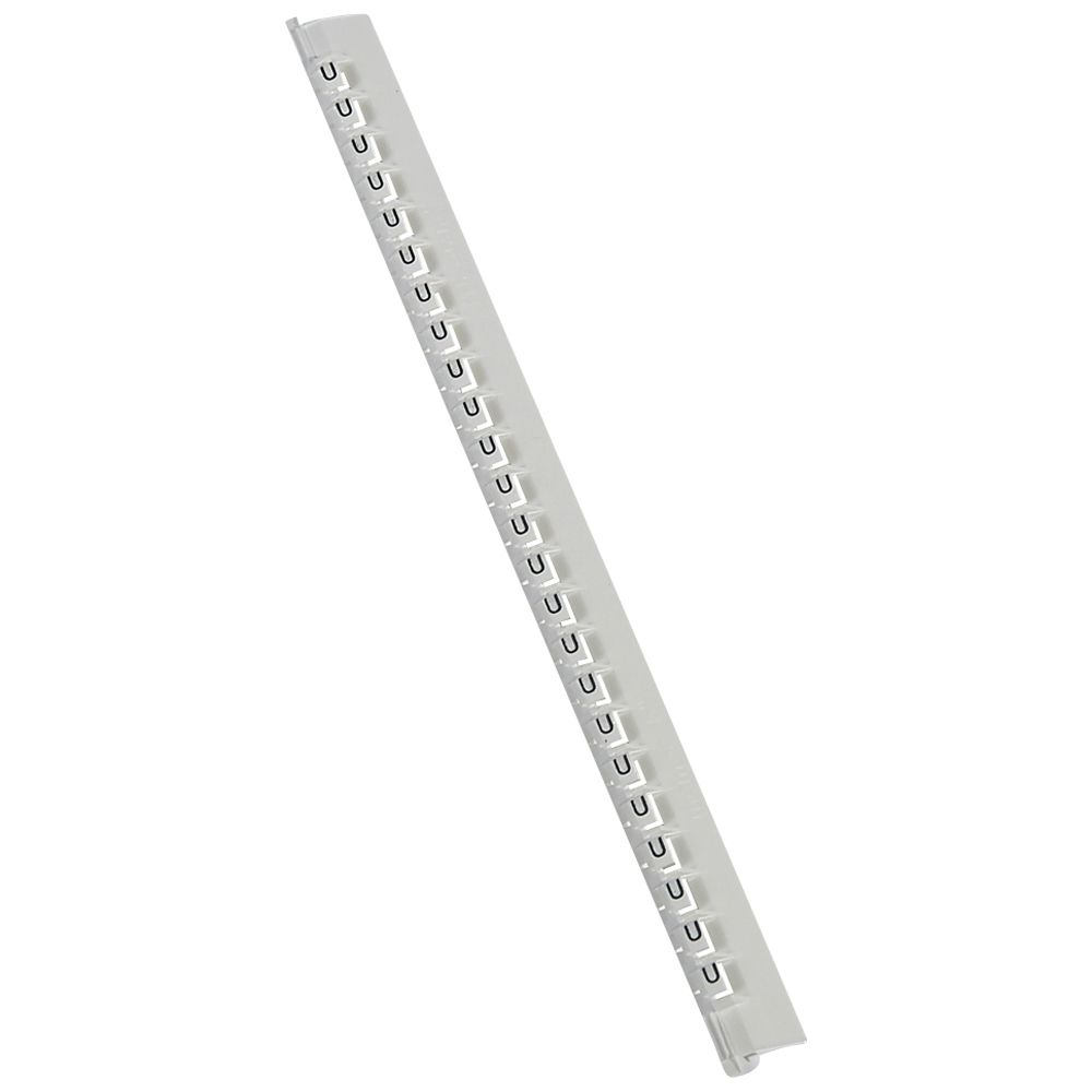Legrand 037846 Cable Markers, White, Pre-printed "U", 0.8 → 2.2mm Cable, for Memocab, 037846