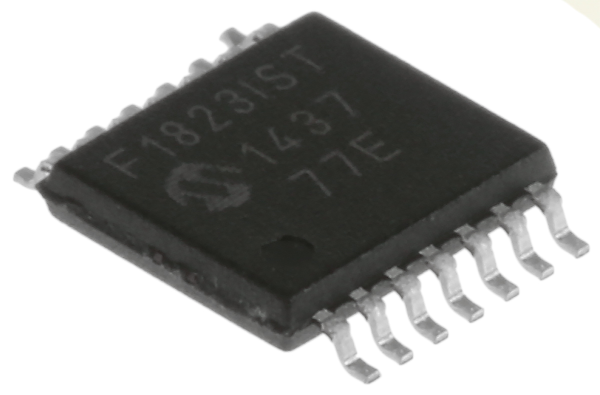 Microchip PIC16F1823-I/ST, 8 bit PIC, PIC16F1823 Microcontroller, 32 MHz, 3.5kB FLASH, 14-Pin TSSOP