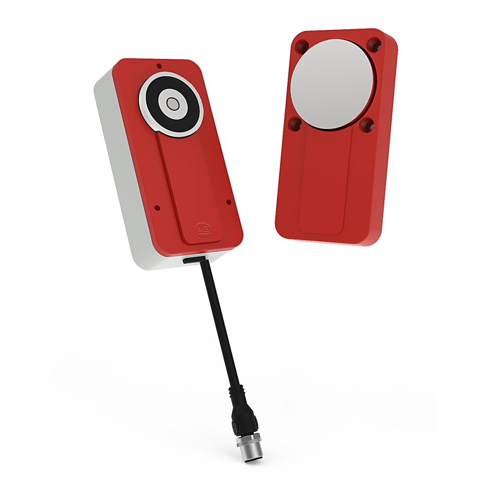 Allen Bradley 440G-EZ Series Safety Interlock Switch, Power to Lock, 24V dc, Actuator Included