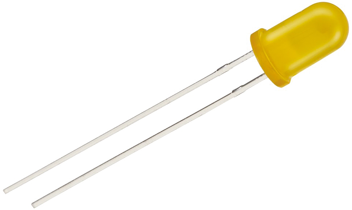 Wurth Elektronik2.4 V Yellow LED Through Hole, WL-TMRC 151051YS04000