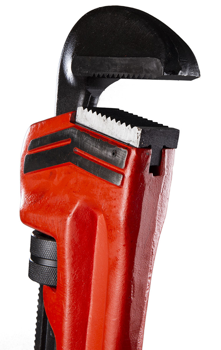 Ega-Master Pipe Wrench, 1219.2 mm Overall