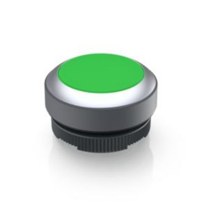 RAFI RAFIX 22 FS+ Series Push Button for Use with RAFIX FS Switching Element Universal PCB, Green Light