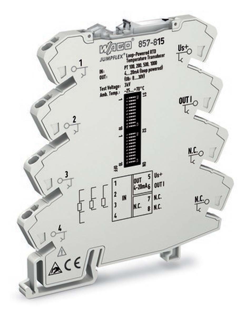 WAGO Signal Conditioner, RTD Input, Current Output, 30V Supply