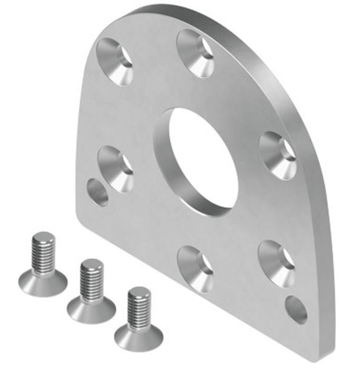 Festo Flange DAMF-Q12-32 , For Use With DRVS Series Semi-Rotary Drives, To Fit 32mm Bore Size