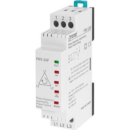RS PRO Phase Monitoring Relay, Three Phase, 380V ac, DIN Rail
