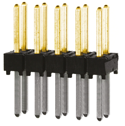 Samtec TSW Series Straight Through Hole Pin Header, 10 Contact(s), 2.54 mm Pitch, 2 Row, Unshrouded