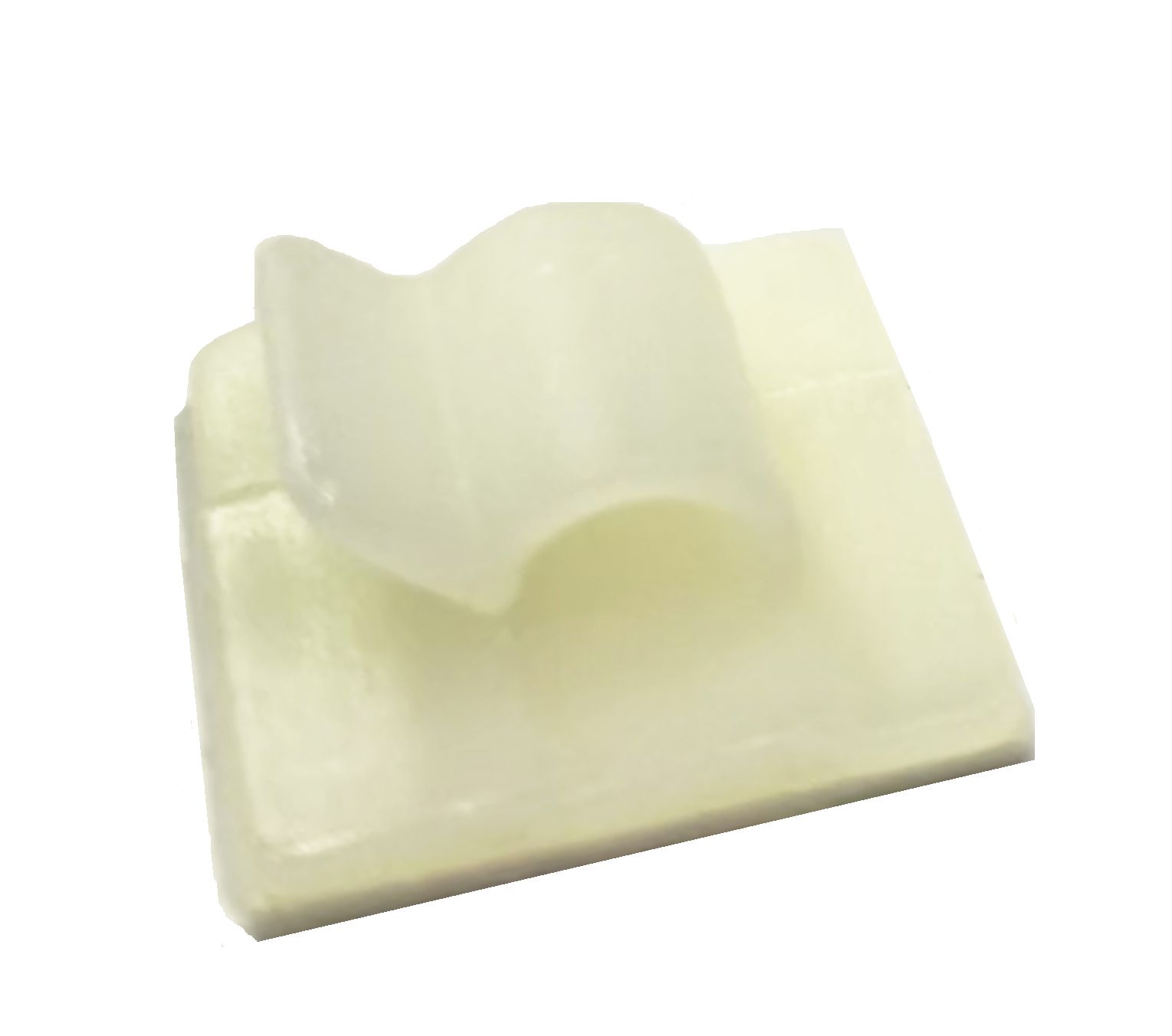 RS PRO Natural Nylon Round clip, 4.9mm Max. Bundle