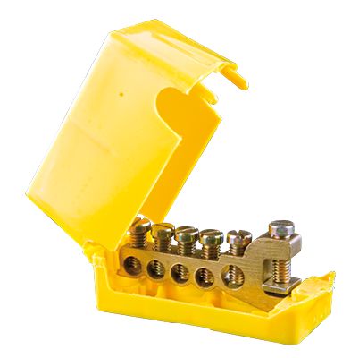 SIB Copper Earth Bar L. 78mm x W. 35mm x H. 46mm 5 Ways