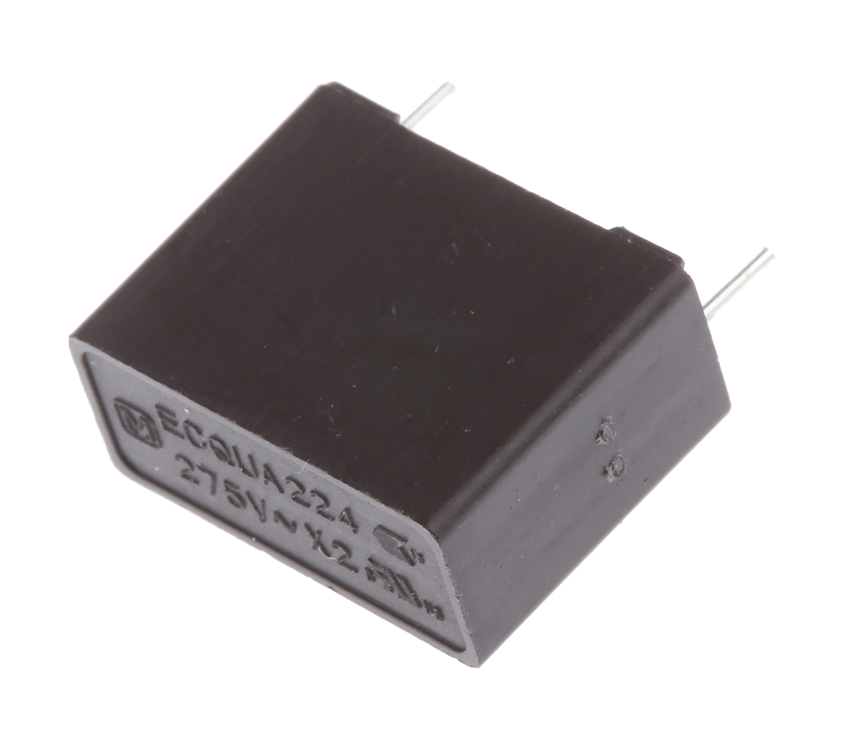 Panasonic ECQUA Polypropylene Film Capacitor, 275V ac, ±10%, 220nF, Through Hole