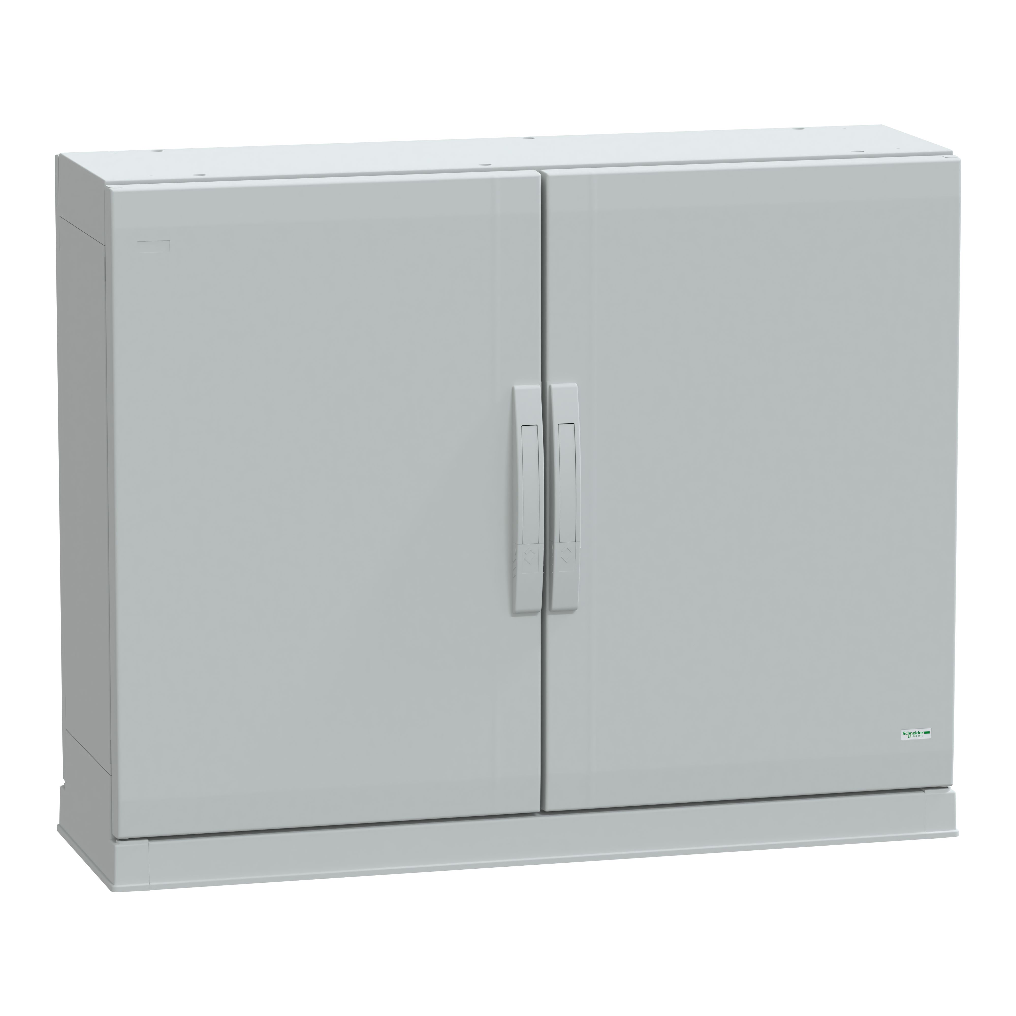 Schneider Electric PanelSeT Series Fibreglass Reinforced Polyester Double-Door-Door Floor Standing Enclosure, Opaque