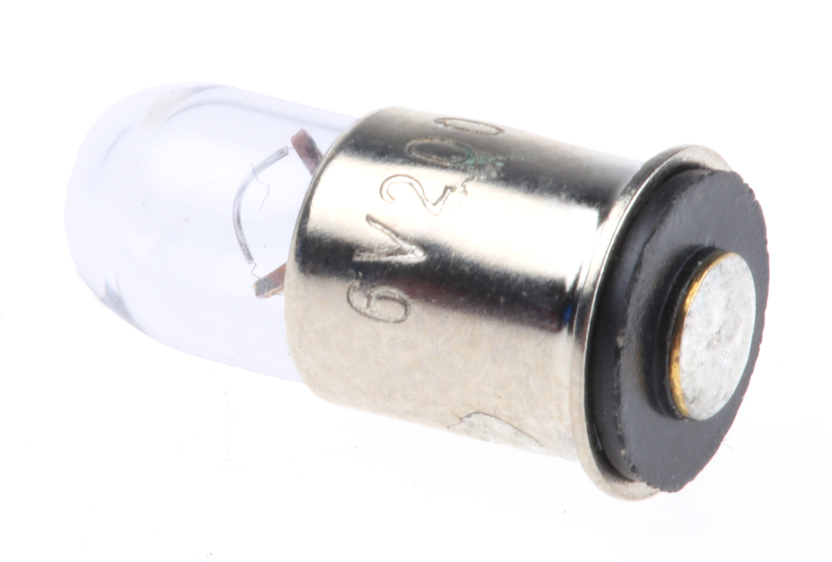 RS PRO Midget Flange Indicator Light, Clear, 6 V, 200 mA, 1000h