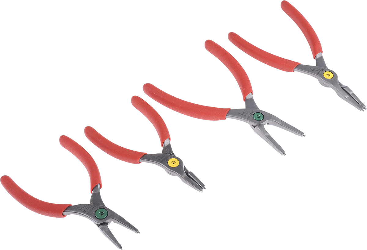 Facom Circlip Pliers, 418 mm Overall, Straight Tip