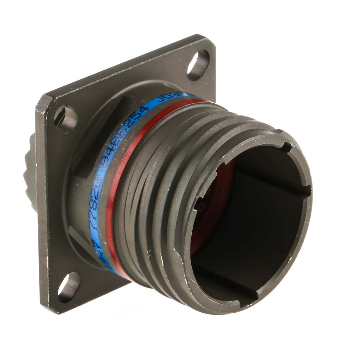 Amphenol Limited, D38999 37 Way Wall Mount MIL Spec Circular Connector ReceptacleGreen, Pin Contacts,Shell Size 15,