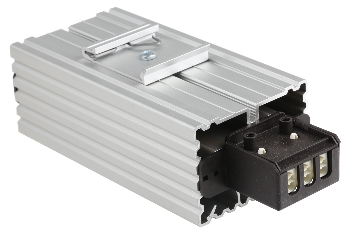 Pfannenberg Enclosure Heater, 110 → 250V ac, 75W Output, 120°C, 140mm x 70mm x 50mm