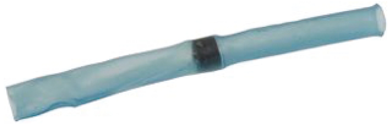 TE Connectivity Blue PVDF Solder Sleeve 27.6mm Length Maximum of 2.54mm Cable Diameter
