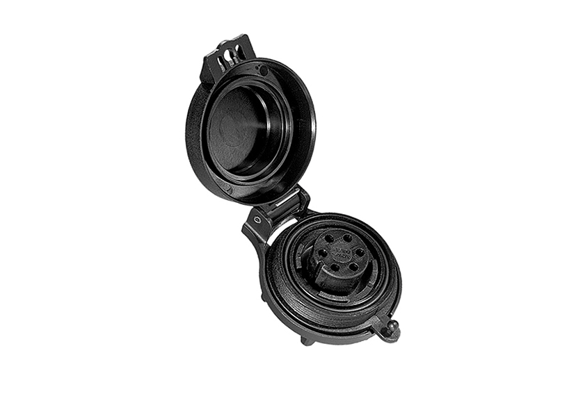 Bulgin Standard Buccaneer Circular Connector Dust Cap IP54 Rated, with Black Finish