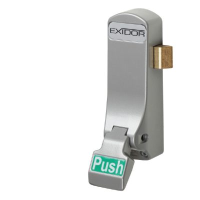 Exidor Push Latch, 1-Point, , Works with Double Doors