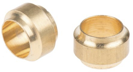Norgren Brass Pipe Fitting, Straight Compression Fitting