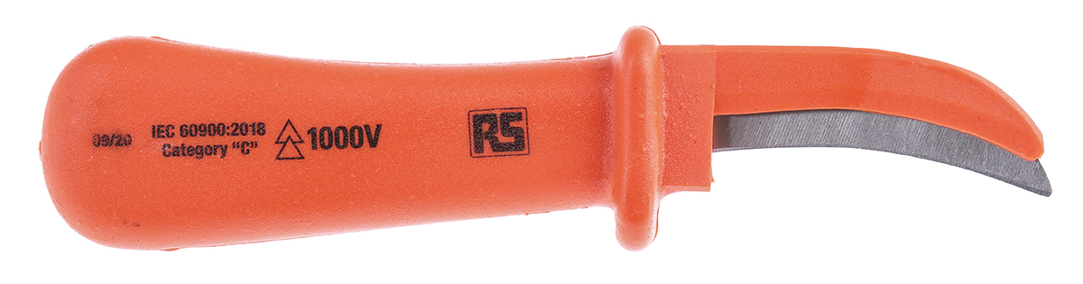 ITL Insulated Tools Ltd Cable Knife, VDE/1000V, 175 mm Overall, 65 mm Blade