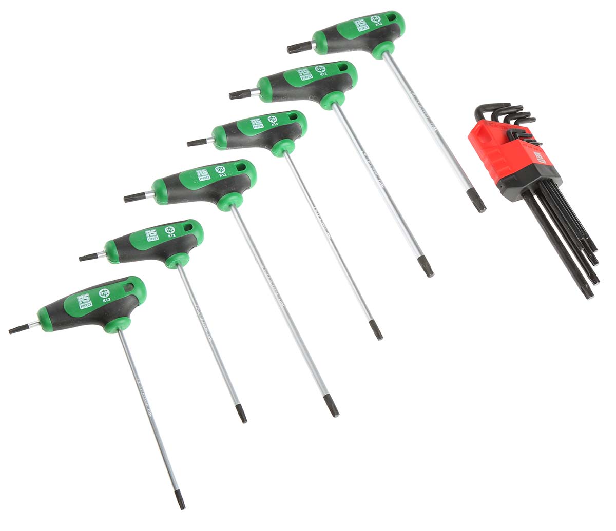 RS PRO 14-Piece Star Key Set, L, T Shape, Long Arm