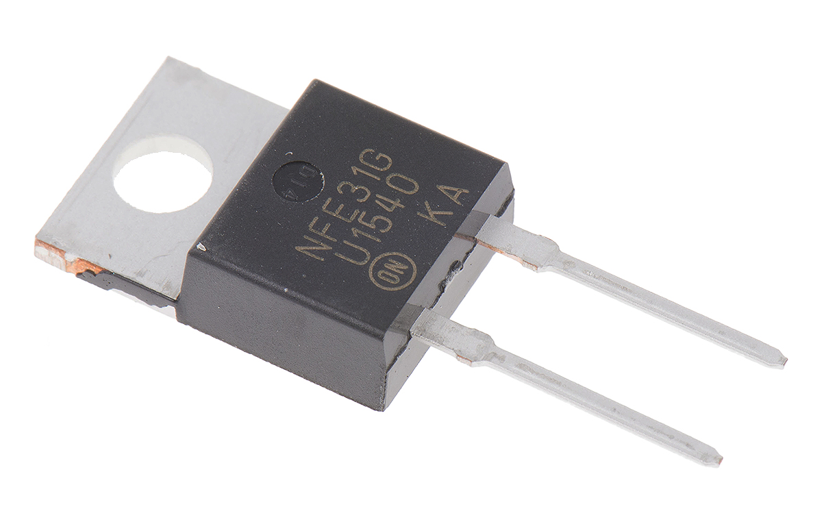 onsemi 400 V 15 A Diode Switching 2-Pin TO-220