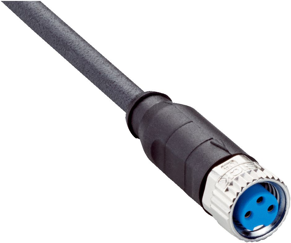 SICK Female 3 way M8 to Free End Sensor Actuator Cable, 3 m