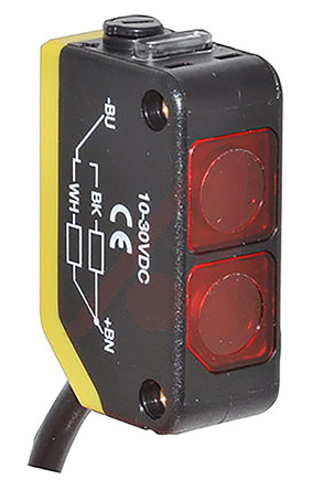 Banner Diffuse Photoelectric Sensor, Block Sensor, 800 mm Detection Range