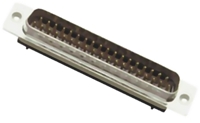 MH Connectors MH105 9 Way Cable Mount D-sub Connector Plug, 2.77mm Pitch