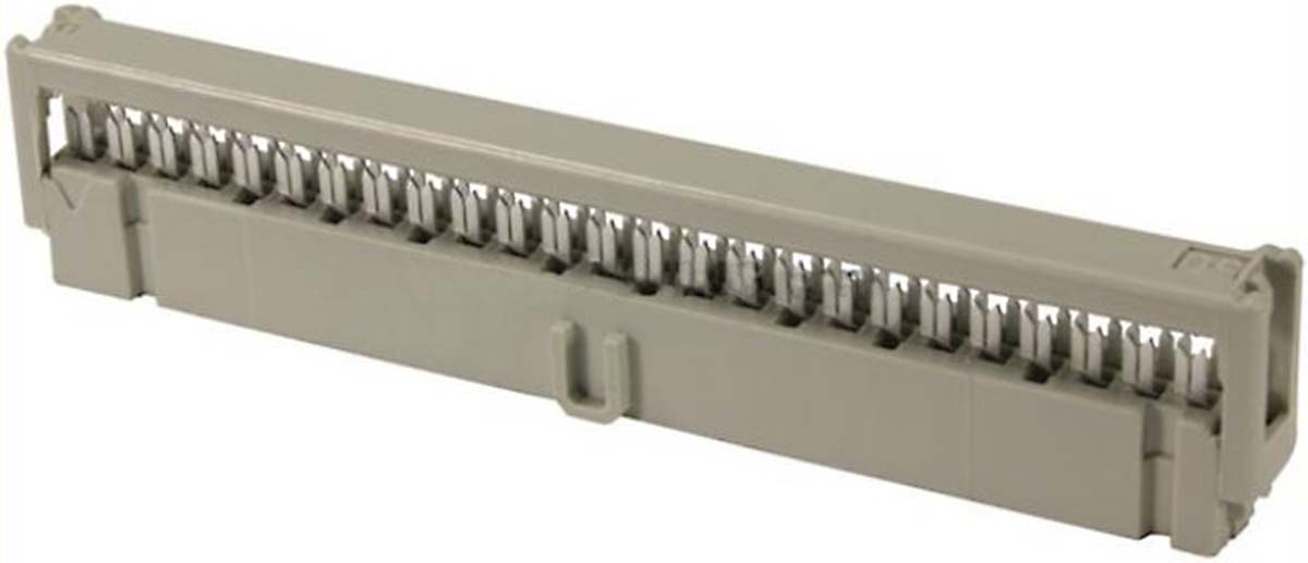 HARTING 34-Way IDC Connector Socket, 2-Row