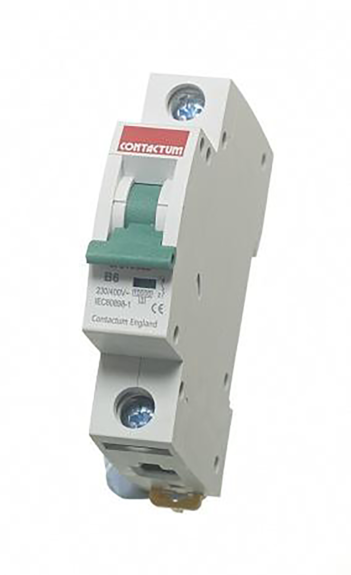 Contactum MCB, 1P, 50A Curve B, 250V AC, 10 kA Breaking Capacity