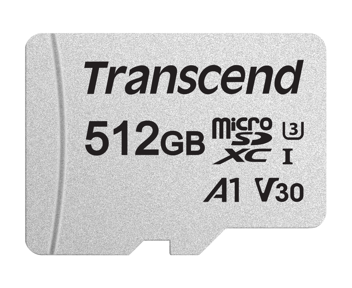 Transcend 512 GB MicroSDXC Micro SD Card, UHS-I U3