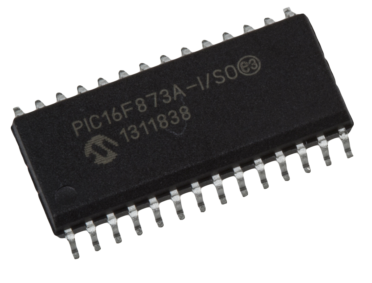 Microchip PIC16F873A-I/SO, 8 bit PIC, PIC16F87XA Microcontroller, 20 MHz, 7kB FLASH, 28-Pin SOIC