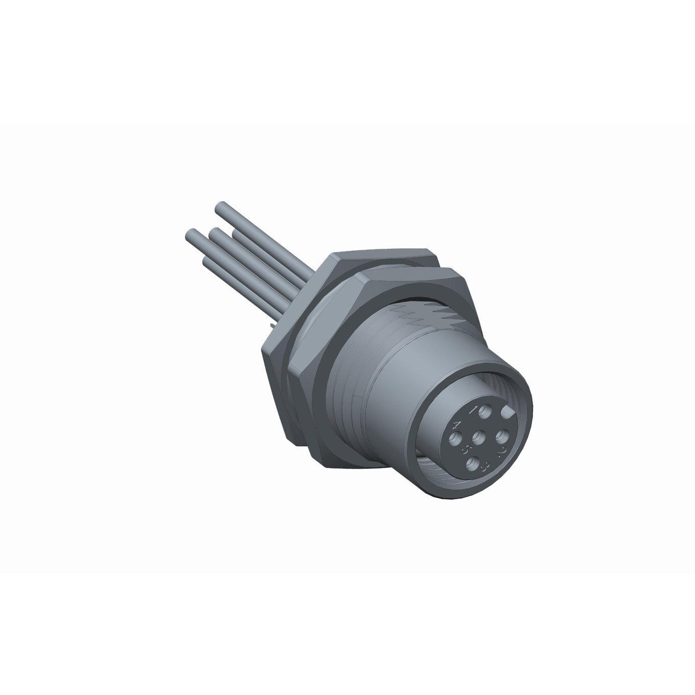 Amphenol Industrial Female 17 way M12 to Free End Sensor Actuator Cable, 200 mm