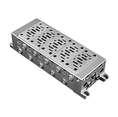 SMC EAXT502 series Rc 1/4 Manifold Block for use with Valve, EAXT502-1A-A02