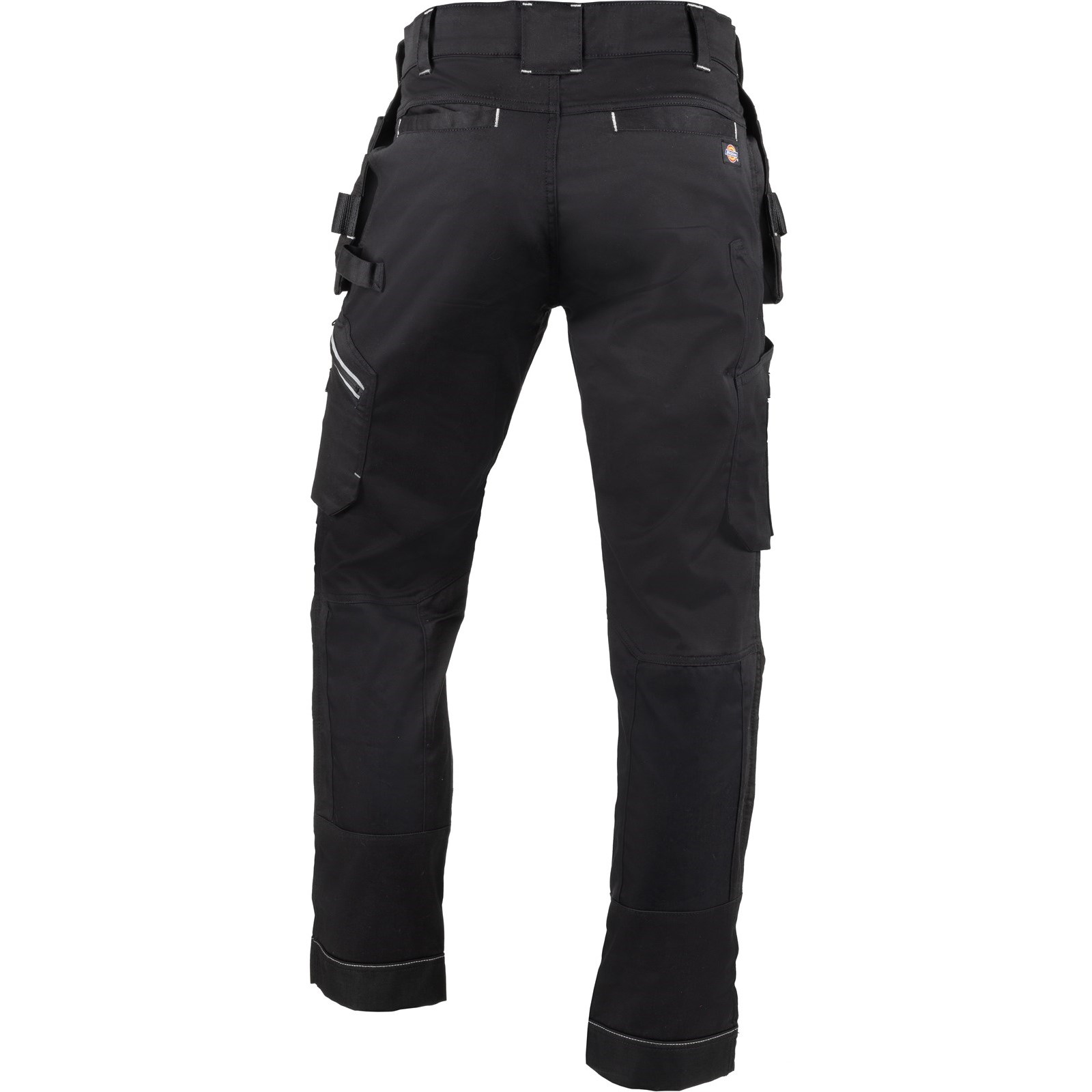 Dickies Universal FLEX Men's Black 2% Elastane, 38% Polyester, 60% Cotton, Size 30L Waist Size 30 cm W