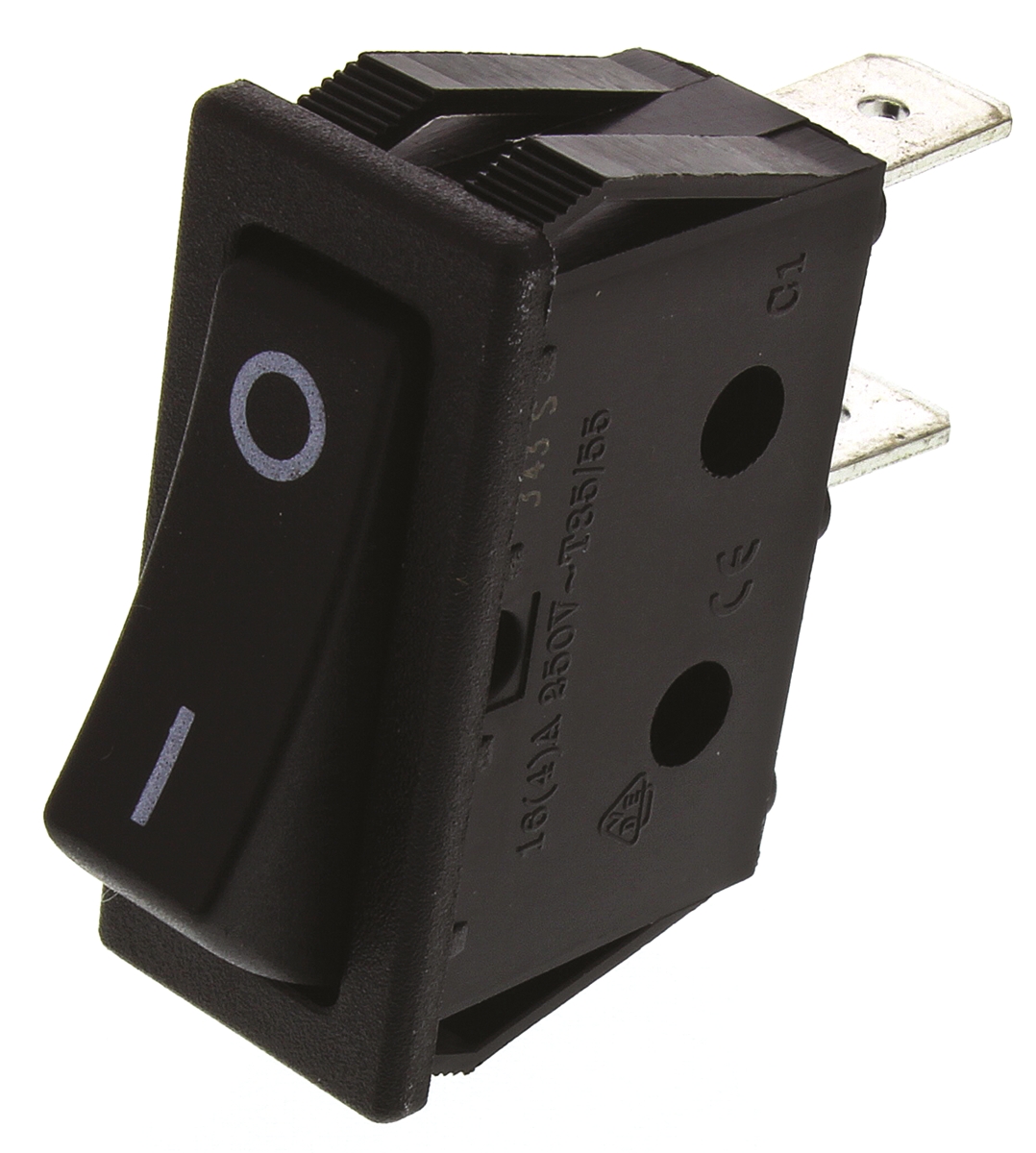 ZF SPST, On-Off Rocker Switch Panel Mount